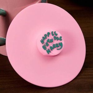 NWT Harry Potter Happee Birthdae Harry Pink Cake Shape Silicone Lid